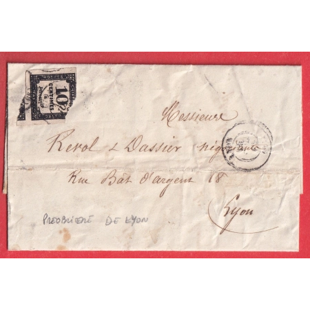 TIMBRE TAXE N°2 PREOBLITERE DE LYON POUR LYON PREDECOUPAGE AVEC DEFAUT NORMAL POUR CE TIMBRE