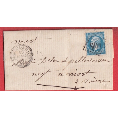 N°22 GC 405 BEAUVAIS S MATHA CAD TYPE 22 CHARENTE INFERIEURE POUR NIORT DEUX SEVRES INDICE 9