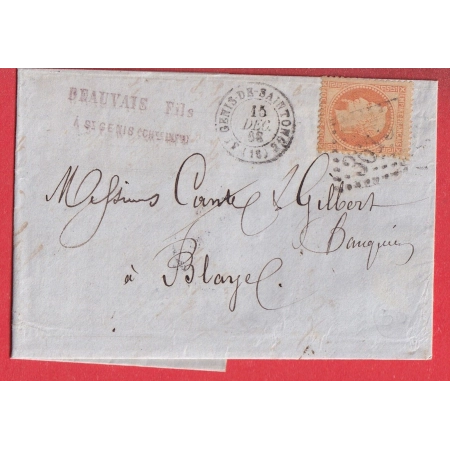 N°31 GC 3615 ST GENIS DE SAINTONGE CHARENTE INFERIEURE POUR BLAYE GIRONDE