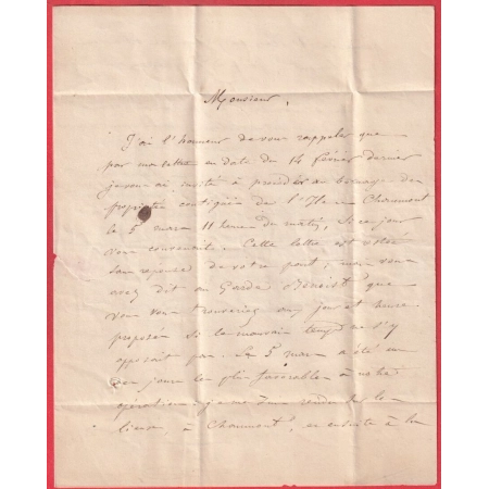 CAD TYPE 15 MER LOIR ET CHER TAXE LOCALE 1 CL ROUGE DEPART CHATEAU D'AVARAY POUR MER