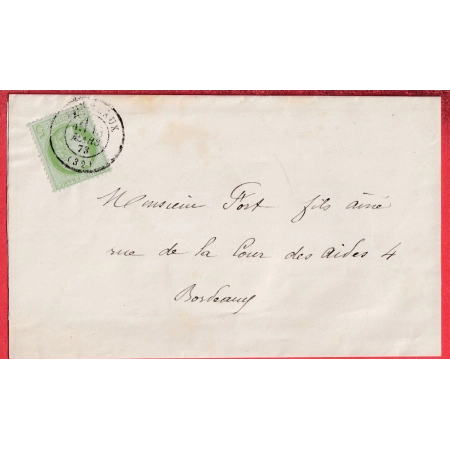 N°53 CAD BORDEAUX GIRONDE POUR BORDEAUX TARIF IMPRIME LOCAL