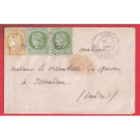 N°59 53 X2 PARIS ETOILE 15 R BONAPARTE POUR ISSOUDIN INDRE