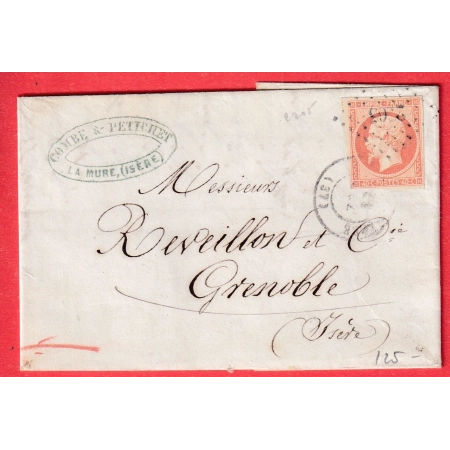 N°16 PC 2205 LA MURE ISERE POUR GRENOBLE