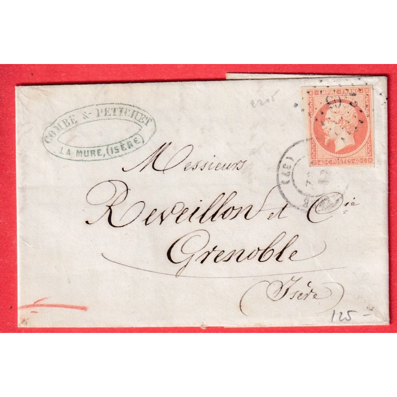 N°16 PC 2205 LA MURE ISERE POUR GRENOBLE
