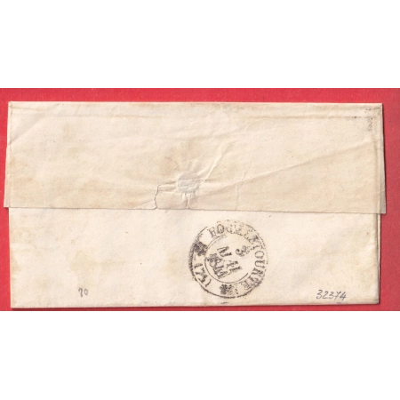 TAXE TAMPON 3 FABRICATION LOCALE LA FLECHE SARTHE POUR FOULLETOURTE 1841