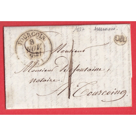 CAD TYPE 13 TOURCOING NORD OR HALLOUIN TAXE LOCALE 1 POUR TOURCOING