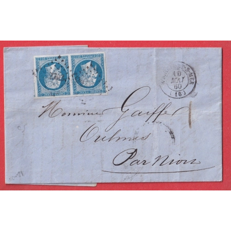 N°14 PAIRE PC 2703 ROCHEFORT SUR MER CHARENTE INFERIEURE POUR OULMES DEUX SEVRES