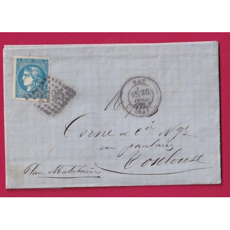 N°46B BLEU FONCE GC2795 PAU BASSES PYRENEES POUR TOULOUSE