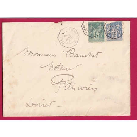 N°75 90 LEVEEE EXCEPTIONNELLE PARIS E2 R DE POISSY PITHIVIERS LOIRET