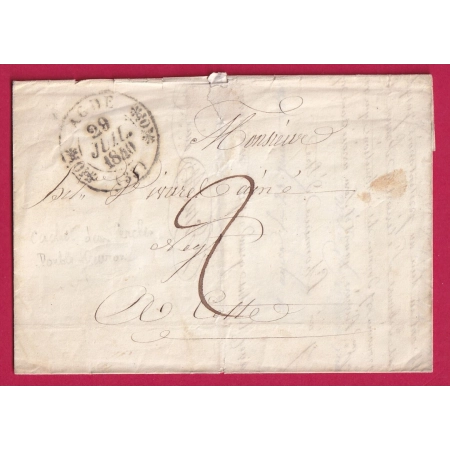 CAD TYPE 11 AGDE HERAULT POUR CETTE 1840