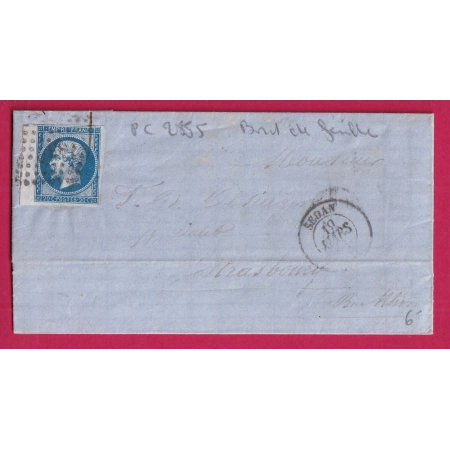 N°14 BDF PC SEDAN ARDENNES POUR STRASBOURG BAS RHIN