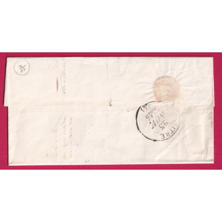 CAD TYPE 15 LA GUERCHE DE BRETAGNE ILLE ET VILAINE 1846 OR + DECIME RURAL RETIERS POUR VITRE