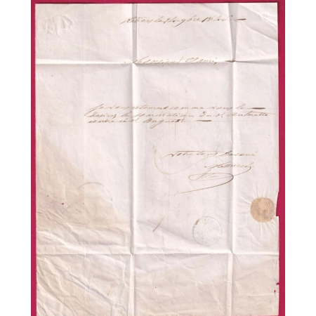 CAD TYPE 15 LA GUERCHE DE BRETAGNE ILLE ET VILAINE 1846 OR + DECIME RURAL RETIERS POUR VITRE