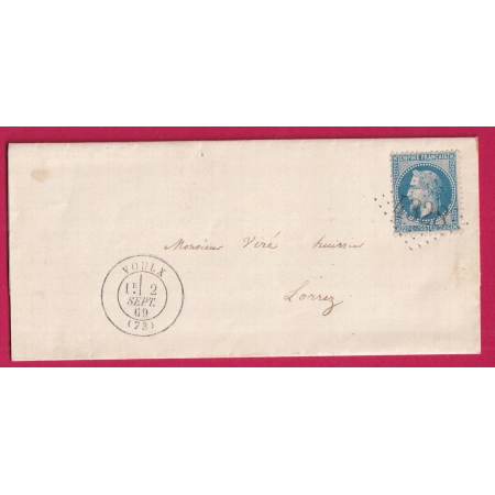 N°29 GC 4328 VOULX SEINE ET MARNE POUR LORREZ 1869