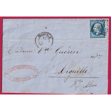 N°14 BLEU SUR VERT PC GRENOBLE ISERE POUR AIGUILLE HAUTE ALPES