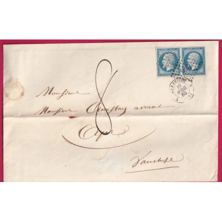 N°14 PAIRE PC 1896 MARSEILLE 4 12 4 TAXE 8 POUR APT VAUCLUSE