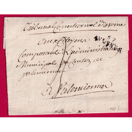 MARQUE 57 AVESNES NORD 26X9 INDICE 13 POUR VALENCIENNES