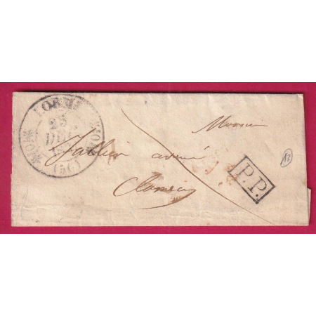 CAD TYPE 11 LORME NIEVRE + PP NOIR 1831 POUR CLAMECY