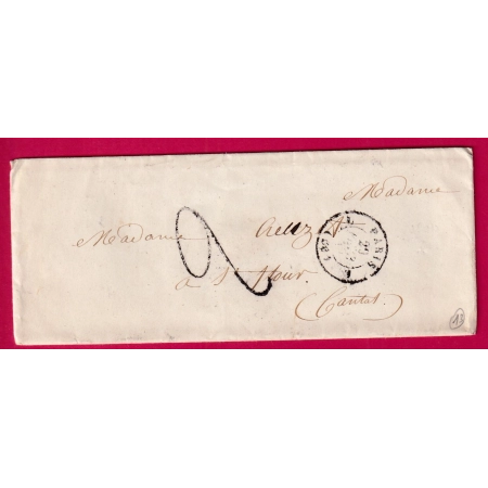 CAD TYPE 15 PARIS L 60 L BUREAU L POUR ST FLOUR CANTAL