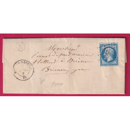 N°14 PC 2305 NOYERS SUR SEREIN YONNE BOITE RURALE N A IDENTIFIER POUR BRIENON