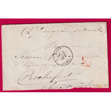 GUERRE 1870 27EME REGIMENT DE MARCHE LYON RHONE POUR ROCHEFORT CHARENTE INFERIEURE