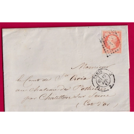 N°16 TTB SUR PAILLE PARIS BUREAU J CHATILLON SUR SEINE COTE D'OR