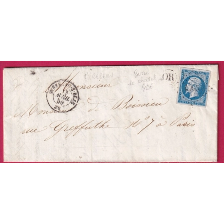 N°14 TTB PC 2007 MIREBEAU SUR BEZE OR BEIRE LE CHATEL COTE D'OR POUR PARIS