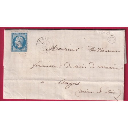 N°22 GC 196 ATTIGNY ARDENNES BOITE RURALE C SEMUY POUR ANGERS