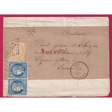 N°59 60 PAIRE GC 1989 LAVAUR TARN CAD TYPE 16 SUR BANDE CHARGE DOCUMENT JAMAIS OUVERT