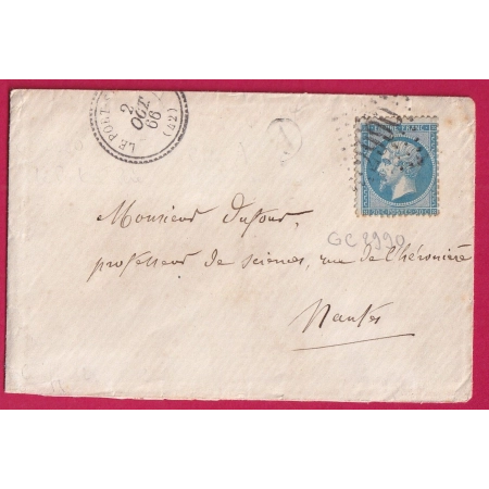 N°22 GC 2990 LE PORT ST PERE LOIRE INFERIEURE CAD TYPE 22 POUR NANTES INDICE 12