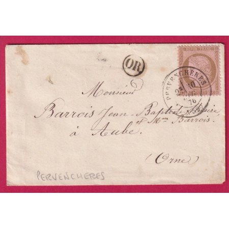 N°54 CAD TYPE 17 PERVENCHERES ORNE POUR AUBE ORNE