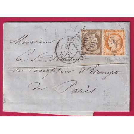 N°38 56 CAD TYPE 18 AMIENS SOMME POUR PARIS