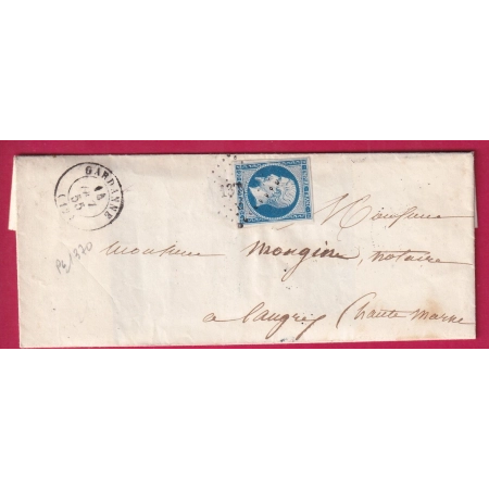 N°14 PC 1370 GARDANNE BOUCHES DU RHONE POUR LANGRES HAUTE MARNE INDICE 12