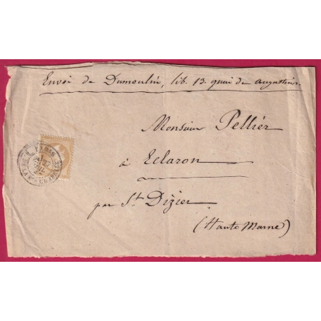 N°21 CAD PARIS R DE LA STE CHAPELLE SUR BANDE DE JOURNAL POUR ST DIZIER