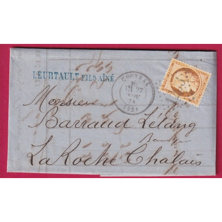 N°38 GC 1203 COUTRAS GIRONDE POUR LA ROCHE CHALAIS