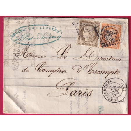 N°56 38 GC 2925 PONT AUDEMER EURE POUR PARIS