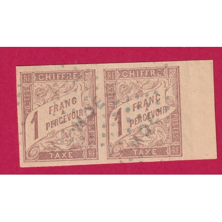 N°15 TAXES -PAIRE LOSANGE MQE MARTINIQUE -TB