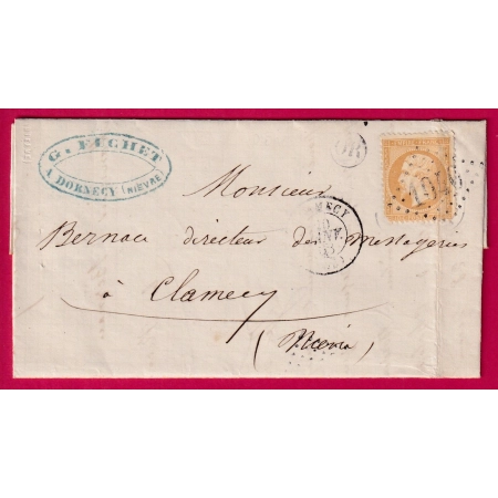 N°21 GC 1046 CLAMECY OR DORNECY NIEVRE POUR CLAMECY