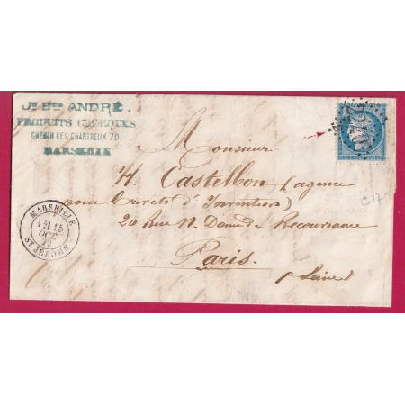 N°60 GC 2240B MARSEILLE ST JEROME POUR PARIS INDICE 17