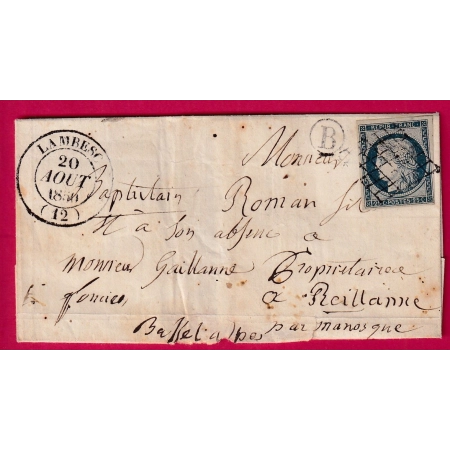 N°4 GRILLE LAMBESC BOUCHES DU RHÔNE BOÎTE RURALE B REILLANNE BASSES ALPES INDICE 17