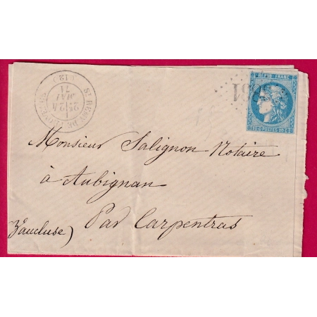 N°46B GC 3831 ST REMY DE PROVENCE BOUCHES DU RHONE POUR CARPENTRAS VAUCLUSE