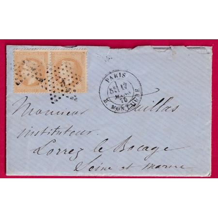 N°28 PAIRE PARIS ETOILE 9 P9 R MONTAIGNE POUR LORREZ BOCCAGE SEINE ET MARNE INDICE 16