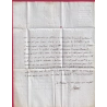 MARQUE P12P ROQUEVAIRE BOUCHES DU RHONE 1812 LE MAIRE DE AURIOL POUR EMBRUN  HAUTES ALPES TAXE 5 DENIERS AU DOS