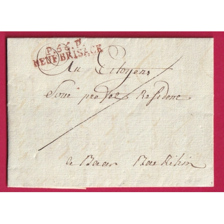 MARQUE P66P NEUFBRISACH EN ROUGE 1802 HAUT RHIN INDICE 17