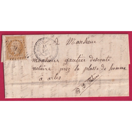 N°13 PC 3194 ST MARTIN DE CRAU BOUCHES DU RHONE CAD TYPE 22 INDICE 18 POUR ARLES