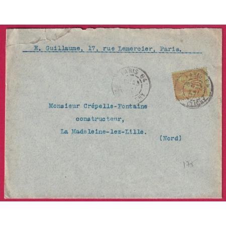N°96 PARIS BD DE CLICHY LEVEE EXCEPTIONNELLE E2 2EME LEVEE POUR LA MADELEINE LES LILLE NORD