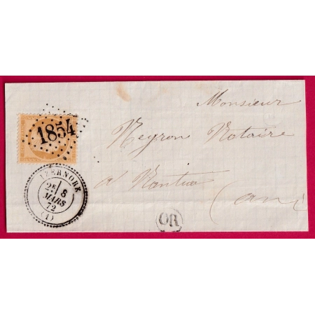 N°59 GC 1854 IZERNORE CAD TYPE 24 + OR POUR NANTUA