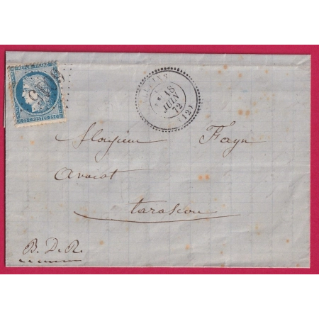 N°60 GC 6015 ALLEINS BOUCHES DU RHONE CAD TYPE 24 INDICE 14 POUR TARASCON