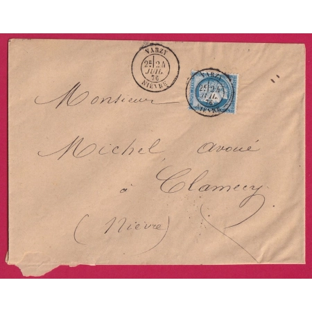 N° 60 CAD TYPE 18 VARZY NIEVRE POUR CLAMECY
