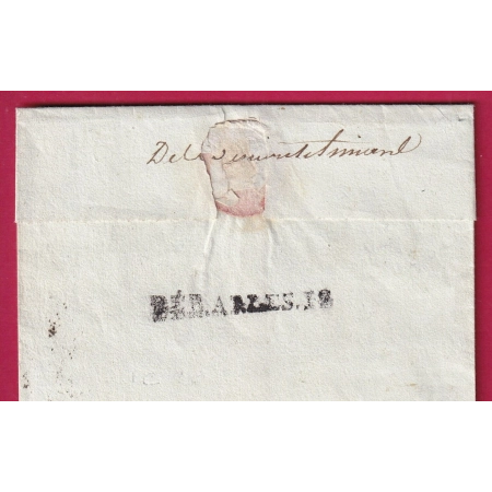 DOUBLE DEBOURSE DEB ARLES 12 INDICE 20 BED MANUSCRIT MONTELIMAR INDICE 15 BOUCHES DU RHONE DROME DEPART METZ 1799